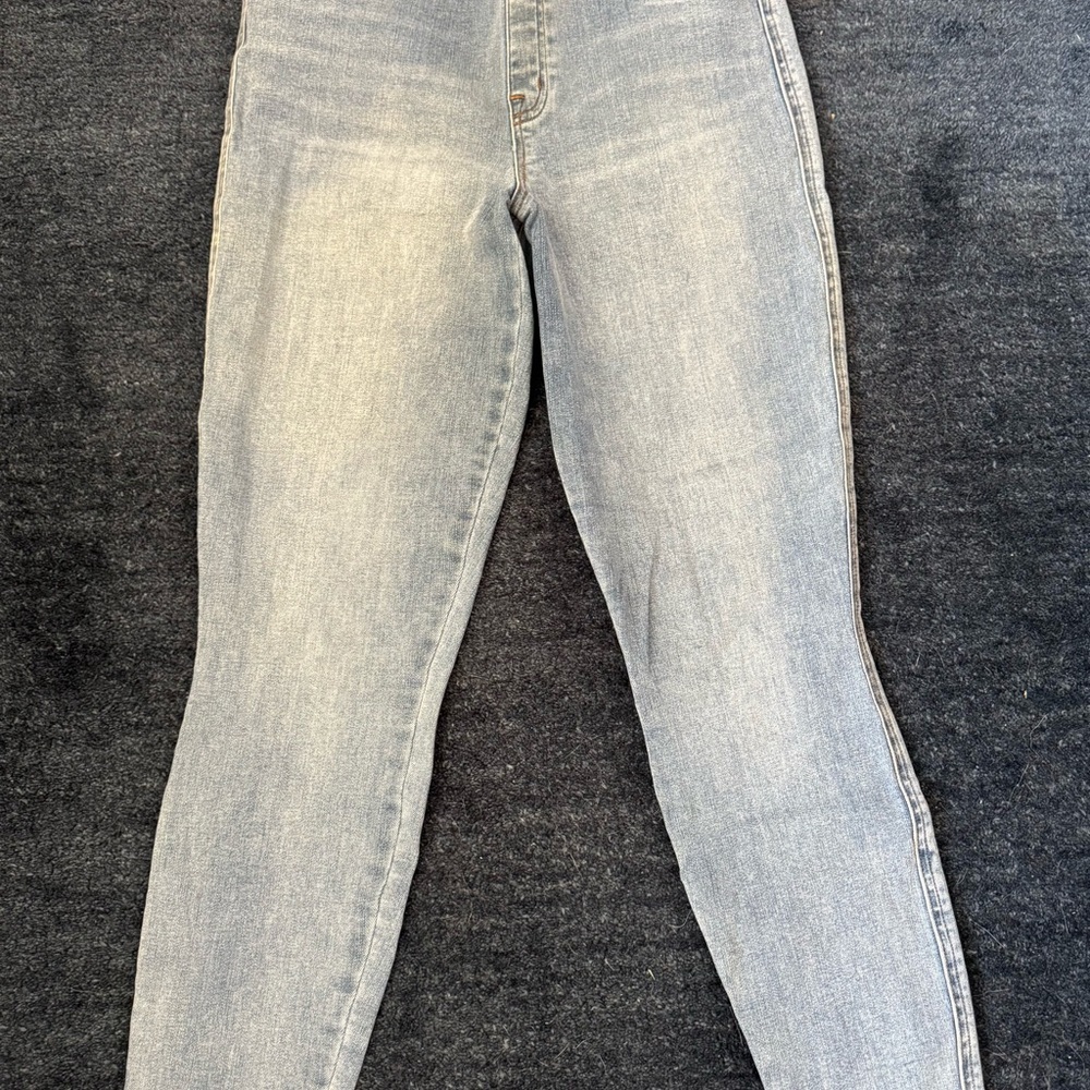 SPANX Soft Blue Skinny Jeans